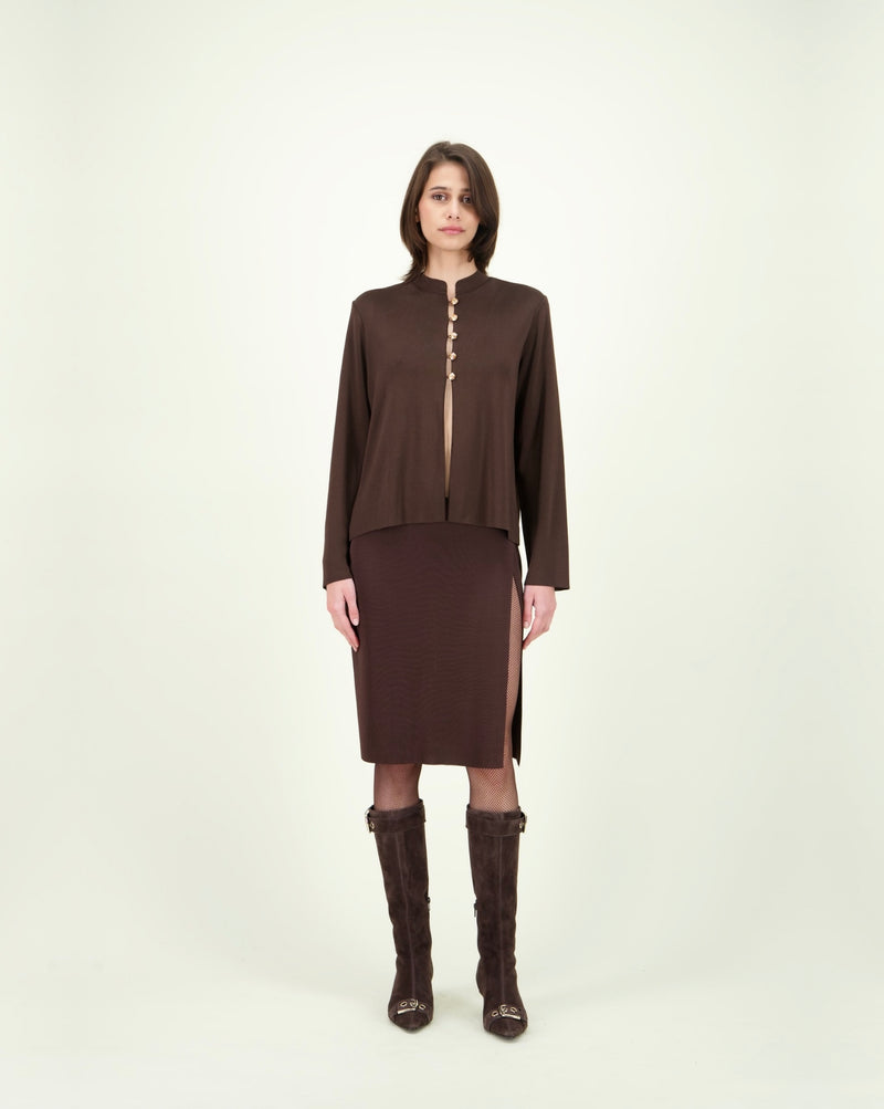 MODJOLOKO TOP BROWN