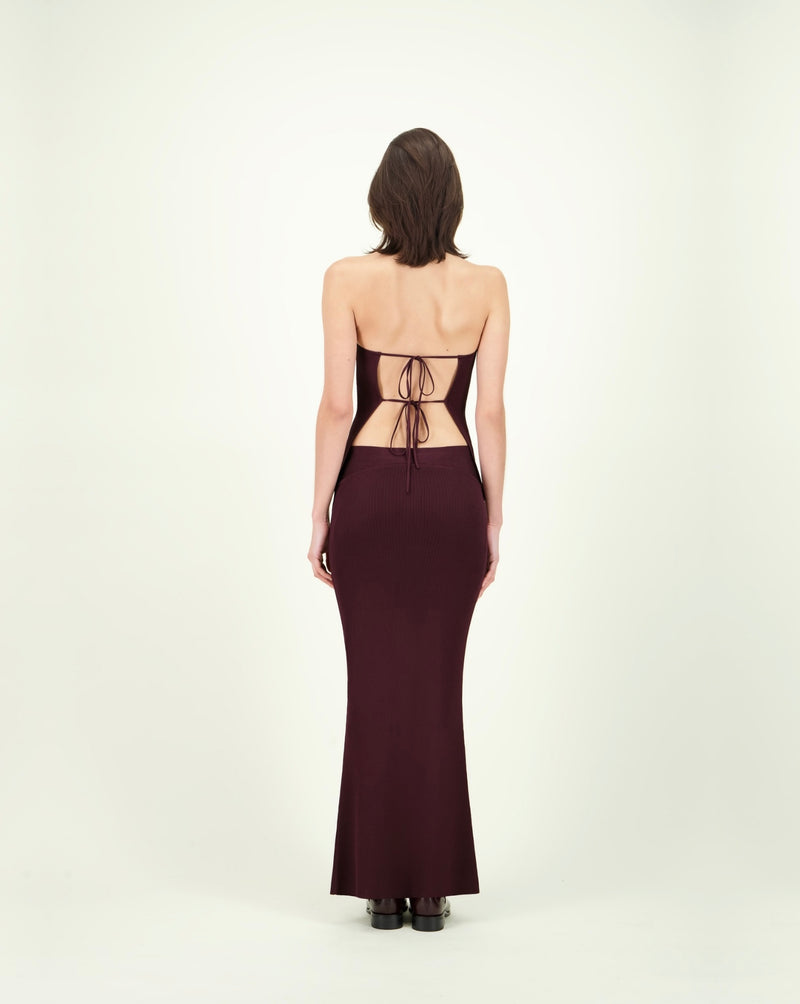 MODJOLOKIA TOP AUBERGINE