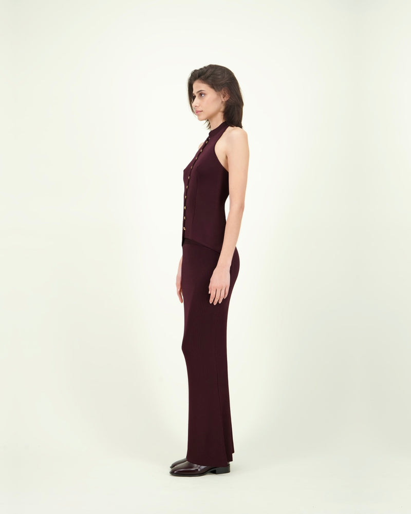 MODJOLOKIA TOP AUBERGINE