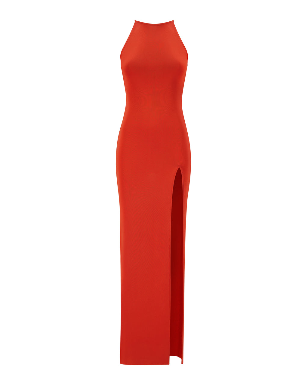open lace back dress Kalika Scarlet Red Long Dress – Maison Safiyaa USA
