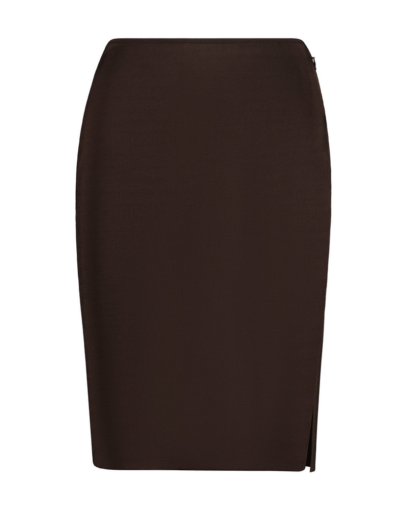 ESTELITA SKIRT BROWN
