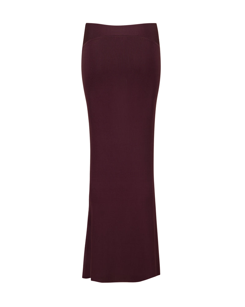 CLASSIC MALAGETA SKIRT AUBERGINE