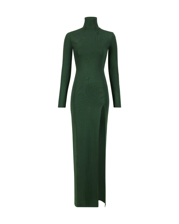 SCOVILLE TORTUGA DRESS DARK GREEN