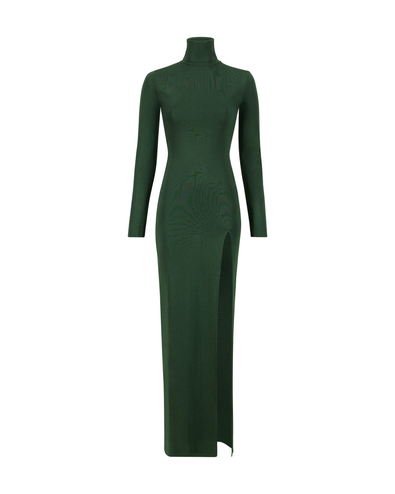 SCOVILLE TORTUGA DRESS DARK GREEN