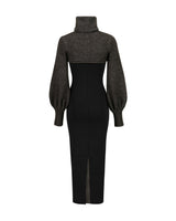SETA VIPEROTA DRESS BLACK