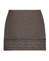 CASPERINA BANG SKIRT GREY BROWN