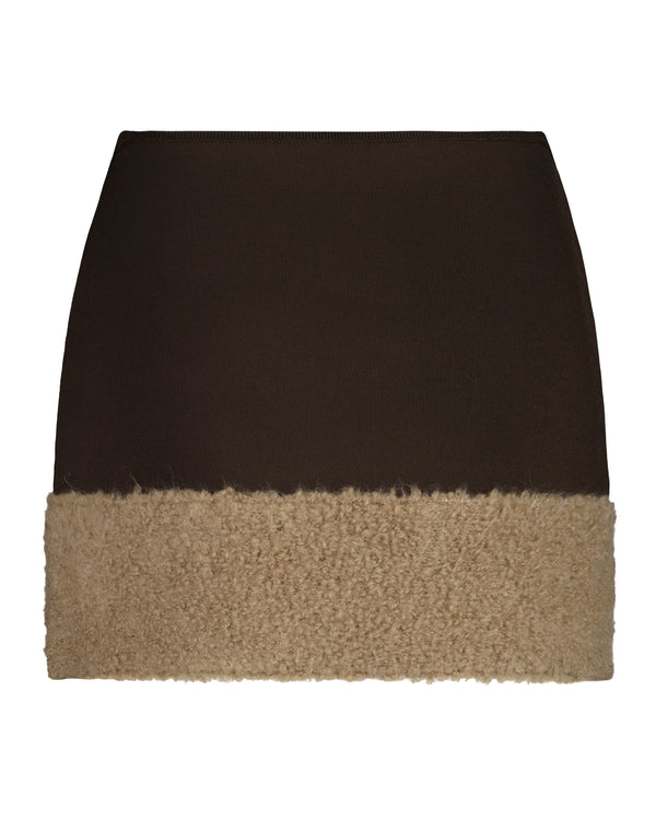 CHILA CASPERA SKIRT BROWN