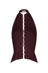 MODJOLOKIA TOP AUBERGINE