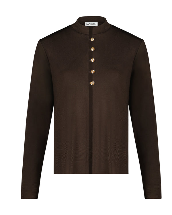 MODJOLOKO TOP BROWN