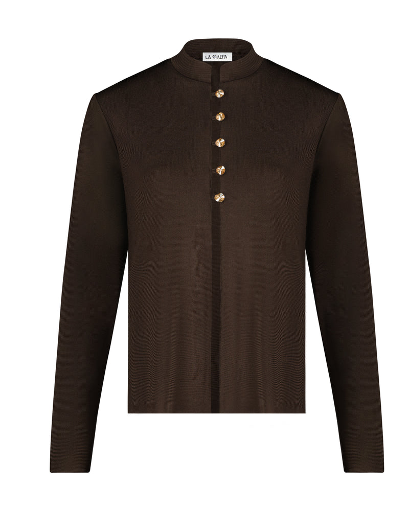 MODJOLOKO TOP BROWN