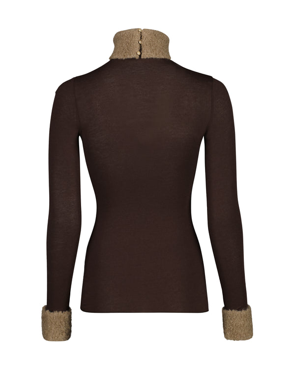 CHILANA TORTUGA TOP BROWN