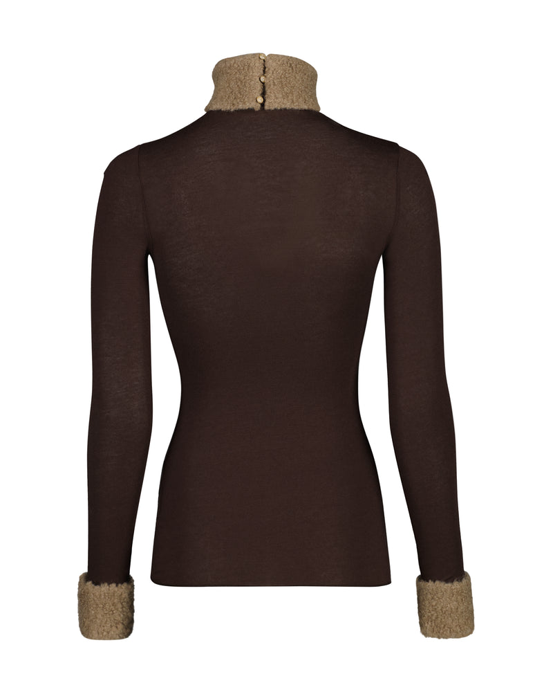 CHILANA TORTUGA TOP BROWN