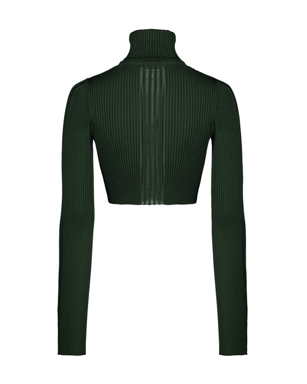 HIGH ANCHO TOP DARK GREEN