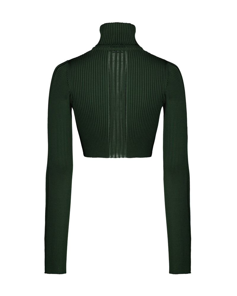 HIGH ANCHO TOP DARK GREEN
