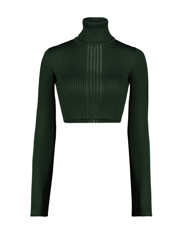 HIGH ANCHO TOP DARK GREEN